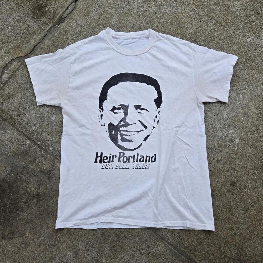 Y2k Heir Portland x Tom Peterson Face Graphic T Shirt Local Hook Ups Supreme